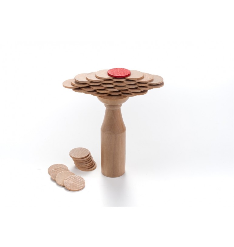 Jeu d équilibre Baobab avec jetons en bois