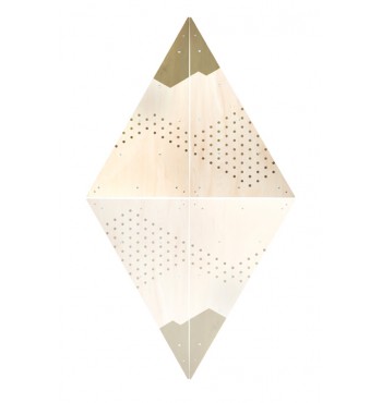 Mur triangles d'escalade X2 en bois + prises X6