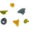prises plastique Mur triangles d'escalade + accroches X2 en bois grimpette grimper jouet