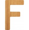 Féryal Fatima décoration murale lettre F prénom enfant bois bambou massif loisirs créatifs