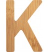 karine décoration murale lettre K prénom enfant bois bambou massif loisirs créatifs