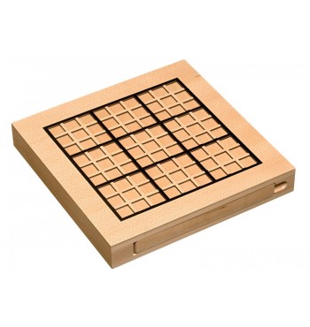 Jeu de réflexion chiffres Sudoku en bois de hêtre massif calcul philos