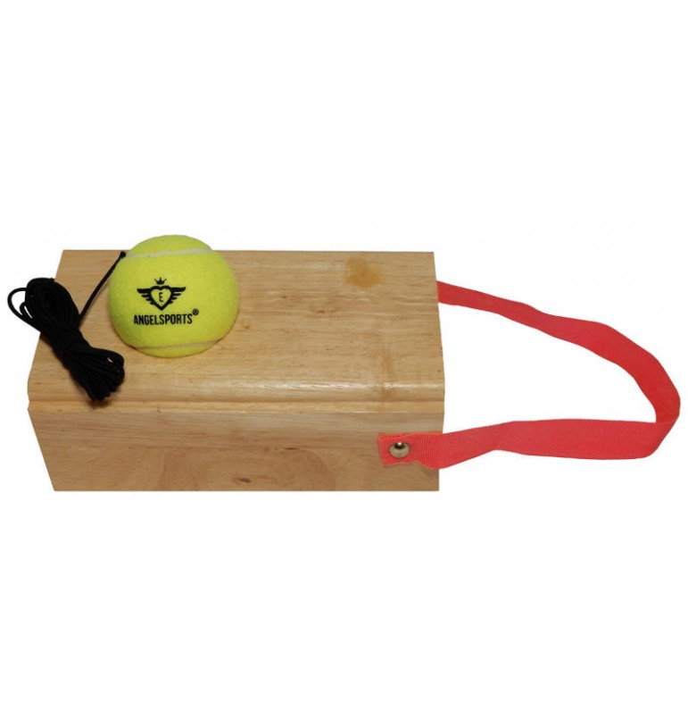 Jokari stand with solid rubberwood tennis ball