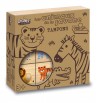 Coffret tampons étui animaux savane loisir créatif jeu bois kit pour enfants