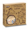 Coffret tampons étui animaux ferme loisir créatif jeu bois kit pour enfants
