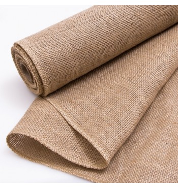 Jute Burlap Fabric Cloth 150 X 50cm Mesh Fabric for Placemats