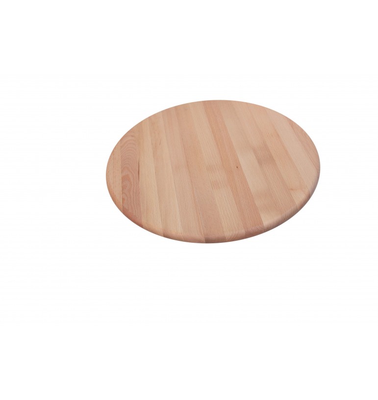 Planche à pizza ronde en bois de hêtre FSC