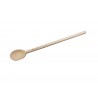 cuillère ovale 45cm grand format bois hêtre ah table couvert ustensile de cuisine