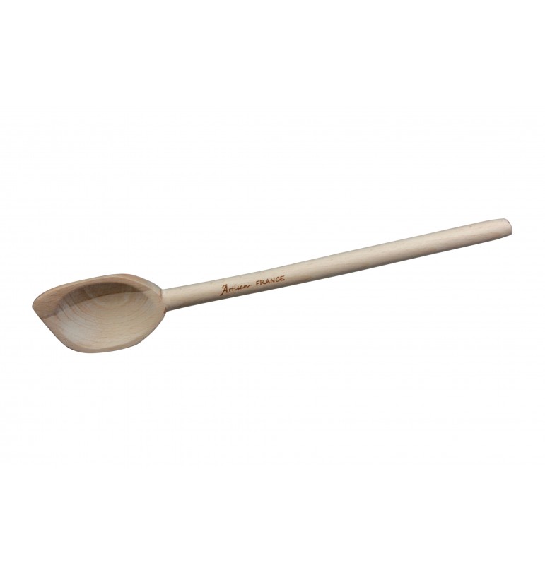 cuillère à bout pointu ah table bois hêtre ustensile de cuisine couvert sauce