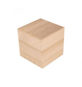 Cubes vierges à customiser x3 8x8x8cm en bois MASSIF personnalisation loisirs créatifs