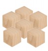 Cubes vierges à customiser x6 4x4x4cm en bois MASSIF personnalisation loisirs créatifs artemio