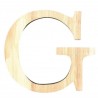 Lettre G de loisirs créatifs 19cm en bois pin massif artemio prénom loisirs créatifs gwenmaelle Géraldine Gérard