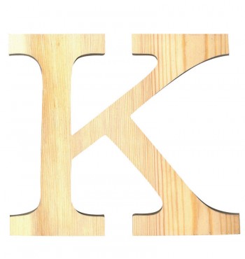 mots Lettre K majuscule de loisirs créatifs 11,5cm en bois PIN MASSIF Prénoms loisirs créatifs