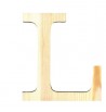 mots Lettre L majuscule de loisirs créatifs 19cm en bois PIN MASSIF Prénoms loisirs créatifs Léa Ludivine