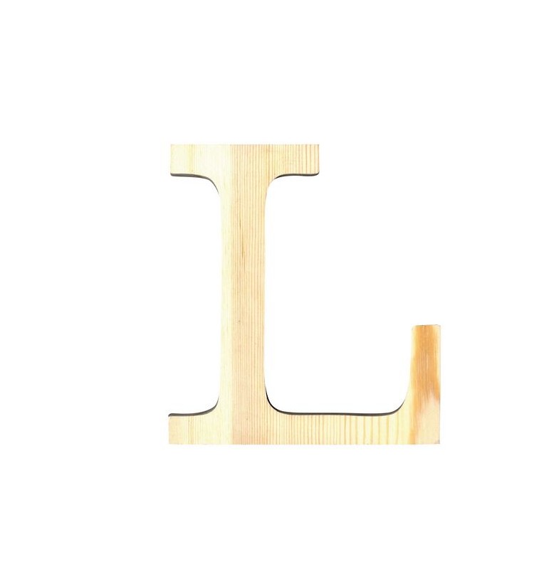 mots Lettre L majuscule de loisirs créatifs 11,5cm en bois PIN MASSIF Prénoms loisirs créatifs Léa Ludivine