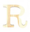 Lettre R de loisirs créatifs 11,5cm en bois PIN MOTS artemio loisirs créatifs Robert