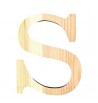Lettre S de loisirs créatifs 11,5cm en bois pin artemio prénoms Sandy, Sidonie, Sully, Sonnia, Sophie, Sarah, Sally, Suzy,
