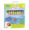 Crayons de couleurs Jumbo spécial enfants en bois massif dessin bébé lavable