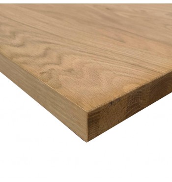 Planche tablette plan travail bois de chêne massif 3cm épaisseur meuble construction design lamellé collé naturel bricolage