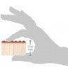 Tampons Chiffres & sigle Euro 1x1cm en bois scrapbooking loisirs créatifs artemio
