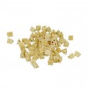 Perles triangles 5.3x4.7mm en bois 80pcs bijoux fantaisies artemio