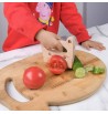 Couteau en bois pour enfants méthode Montessori apprentissage sécurité