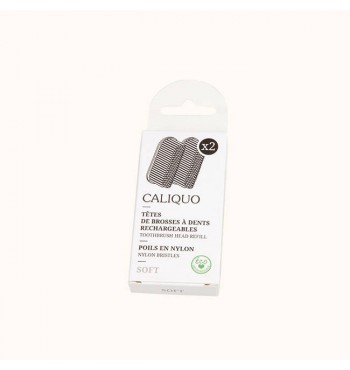 Têtes de brosse à dents Souple Caliquo 2  pièces compatible