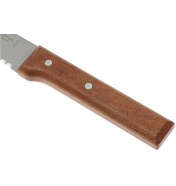 Couteau à pain courbe en acier inoxydable & bois de hêtre denté opinel 116 tranche