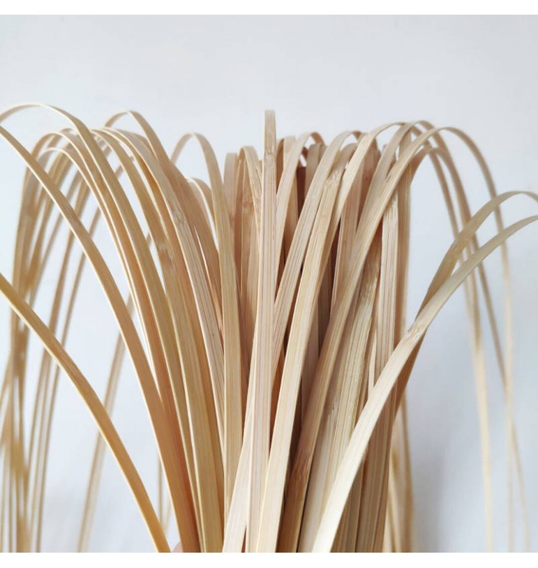Lamelles en bambou naturel à tresser 10m panier réparation loisir créatif