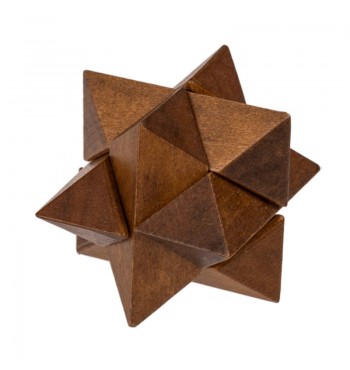 Collection de 6 casse-têtes Out of the Blue 45x45mm étoiles pyramide boules hérisson tchèque