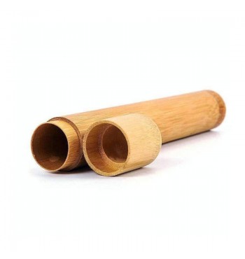 Tube avec bouchon ou boîte en bambou