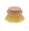 Tête brosse vaisselle large en bois de hêtre SANS MANCHE fibres tampico agave