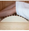 Réhausseur ergonomique de sauna en bois de tilleul massif circulation sanguine