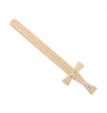 Epée de chevalier 60cm en bois de tilleul jouet
