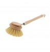 Brosse vaisselle grande tête en bois de hêtre large poils tampico agave