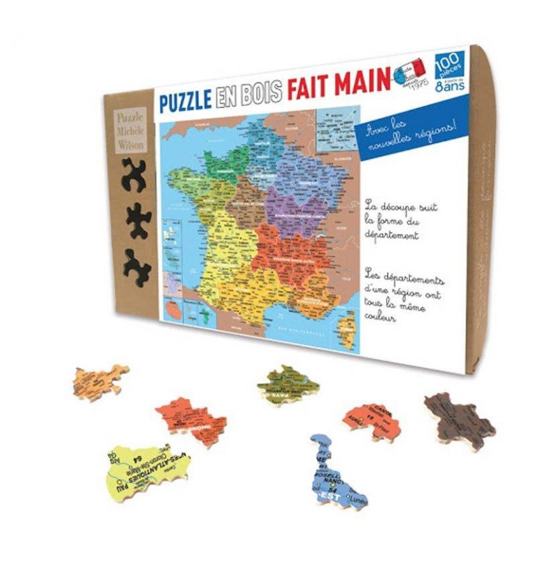 Puzzle Cadre - Carte de la France