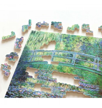 Puzzle Le Pont Japonais de Monet 80pcs en bois Wilson