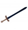 Epée médiévale 65cm jouet imitation en bois peint