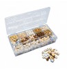 Boîte de perles naturelles 13 formes bois buki
