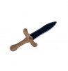 dague poignard jouet imitation bois peint effet métal Kalid jeu rôle