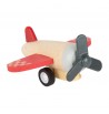 avion rouge Trio d'avions en bois à rétrofriction small foot