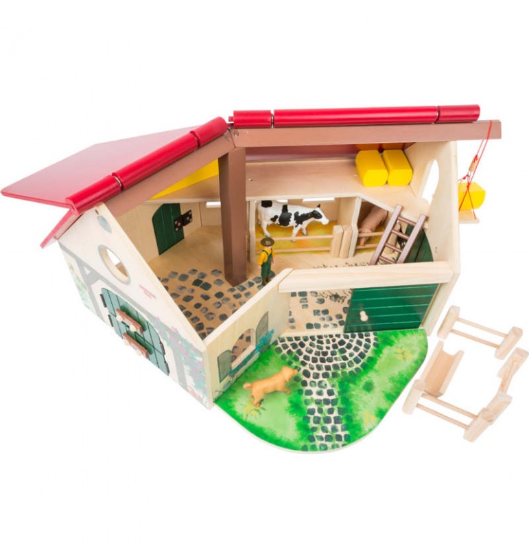 Baker Ross FE511 Kits Animaux De Ferme En Bois - Paquet De 5, Artisanat