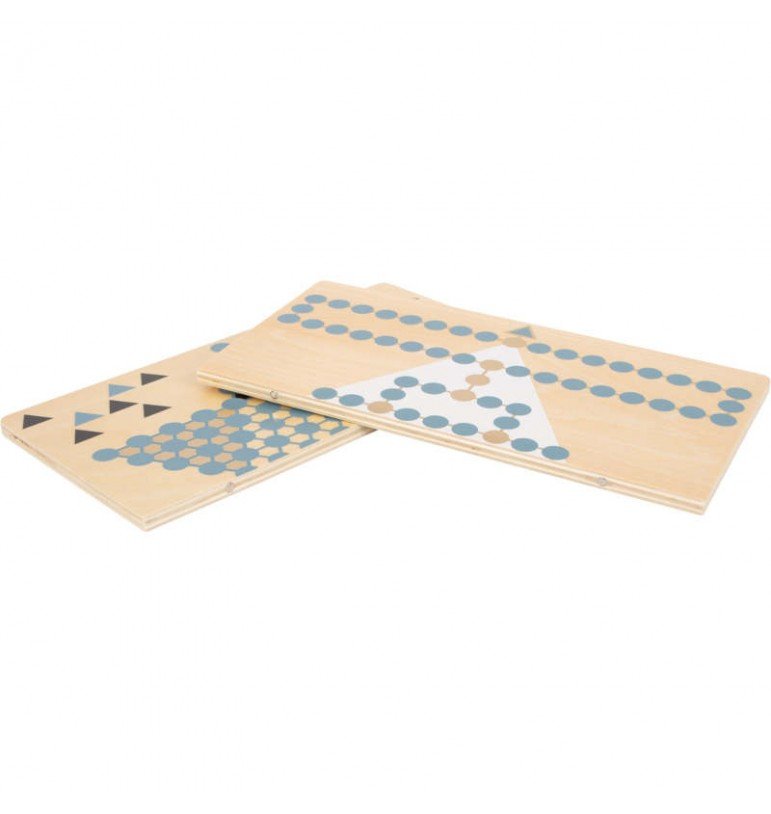 Jeu De Société Ancien – Halma Complet En Bois – Occasion