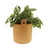 Cache-pot recyclé pour plante en bois 21,5cm