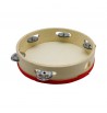 Tambourin en bois clair avec 5 cymbalettes musique percussion gico