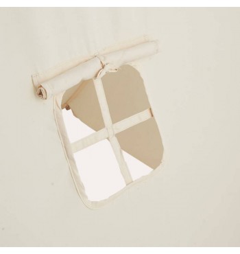 fenêtre Tente canadienne toile écrue en armature bois VILAC