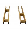 cloisons Séparateurs de tiroirs extensibles bambou bois massif réglables
