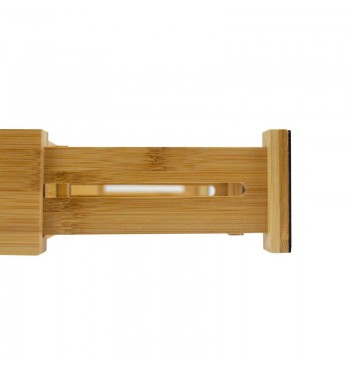 Séparateurs de tiroirs extensibles bambou bois massif réglables