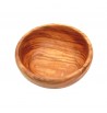 Bol à muesli en bois d'olivier 16cm poke bowl