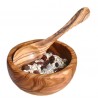 Bol à muesli en bois d'olivier 16cm poke bowl